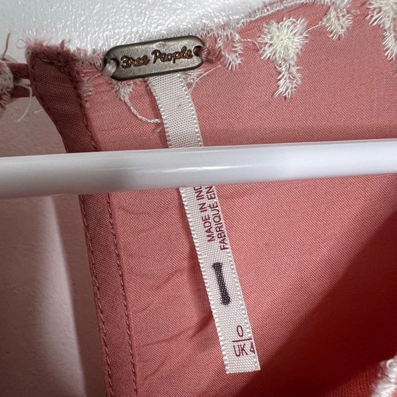 Free People - Bridget Babydoll Embroidered Mini Dress - Picture 7 of 8